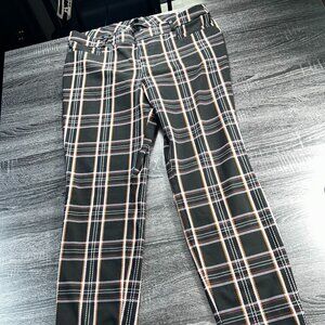 Banana Republic Sloan Plaid Pants – Women’s 16L – Classic Stretch Tailored Fit